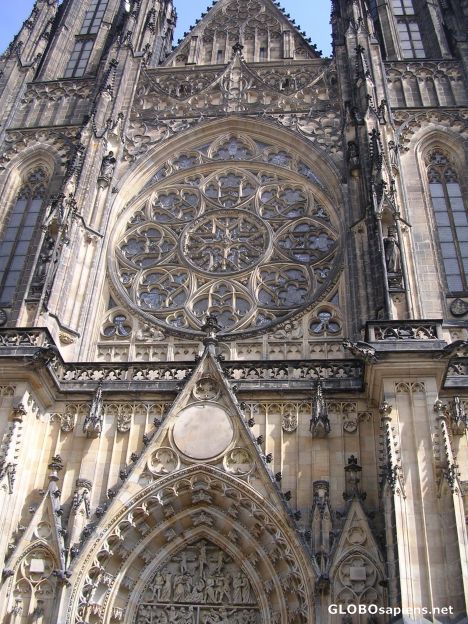 Postcard Prague - Saint Vitus's Cathedral