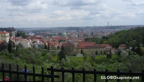 Postcard Panorama Prague
