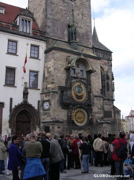 Postcard Prague Astronomical Clock