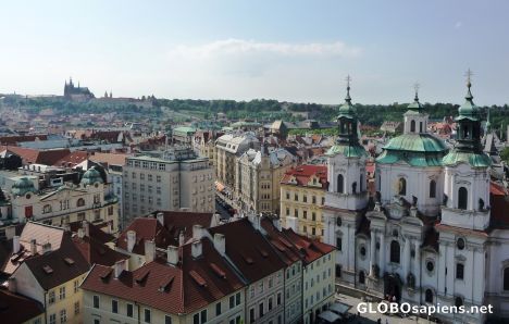 Postcard View onto  Prague