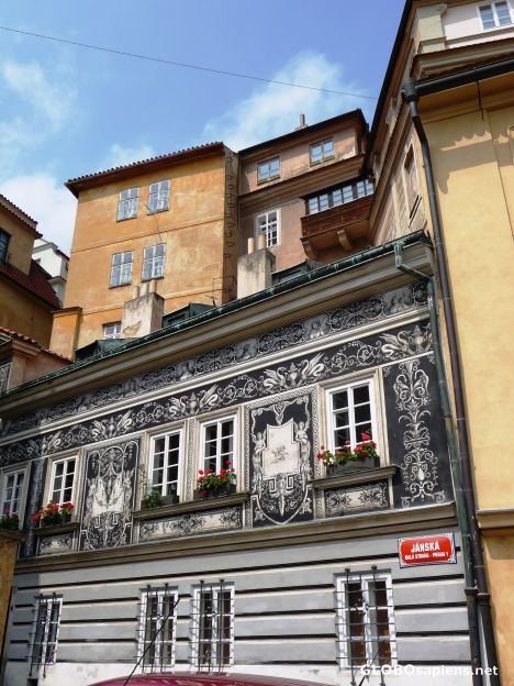 Postcard Painted facade
