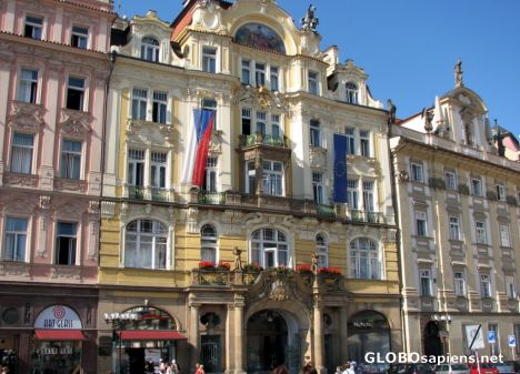 Postcard Architecture of the Old Town Square