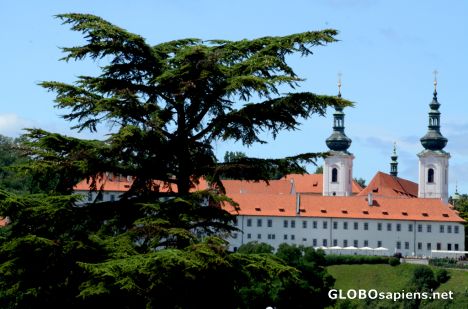 Postcard Prague (CZ) - a monastery