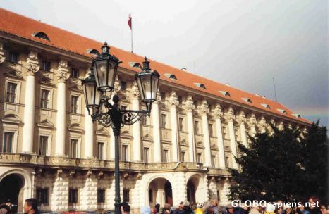 Postcard Cernínský palace