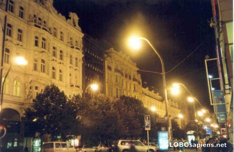 Postcard Prague at night