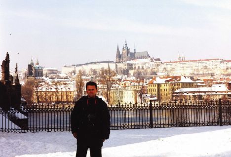 Postcard SNOWED PRAGUE