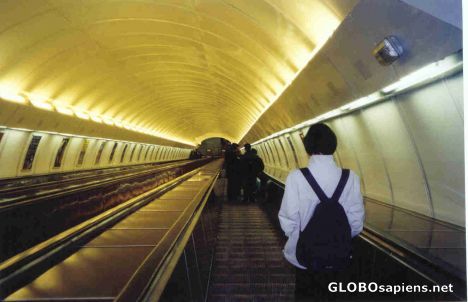 Postcard Prague Underground