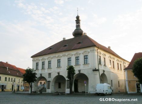 Postcard Velvary - View of Town Square - Krále Vladislava