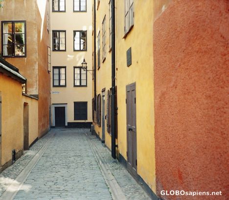 Postcard Street of Stockholm
