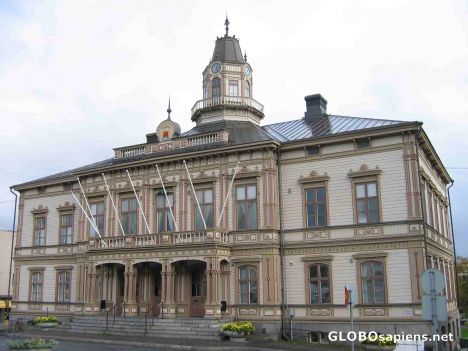 Postcard Town Hall of Jakobstad