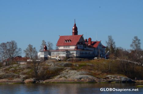 Postcard Helsinki (FI) - an island mansion