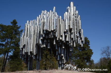 Postcard Helsinki (FI) - the Sibelius Monument