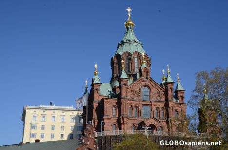 Postcard Helsinki (FI) - the Uspensky Cathedral