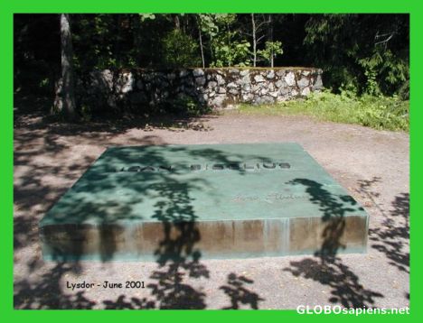Postcard Jean Sibelius' Grave