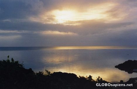 Postcard Vuna Lagoon sunset