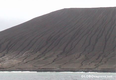 Postcard Volcanic hill on Saunders Island