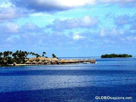 Postcard dream hotel location Bora Bora