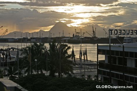Postcard Sunset in Papeete