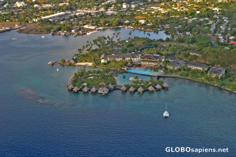 Postcard Tahiti: Hotel Beachcomber