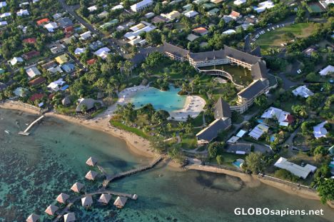 Postcard Tahiti: Meridien Hotel Punaauia