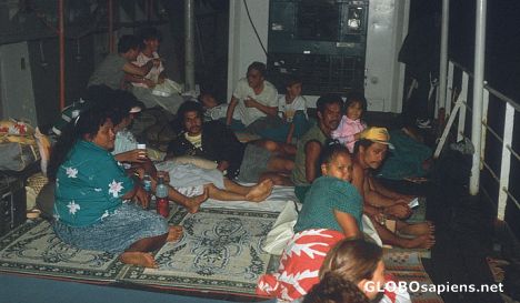 Postcard Deck class to Bora Bora