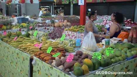 Postcard Market in Papeete