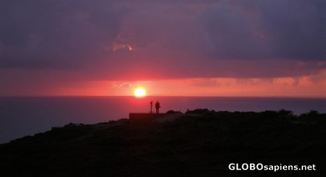 Postcard sunset Cap de la Chèvre