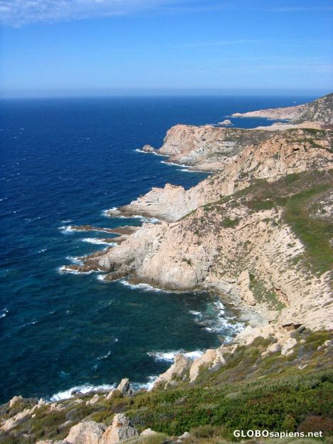 Postcard Beautiful east coast on Corsica
