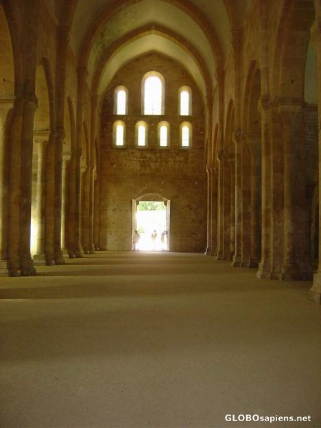Postcard fontenay abbey