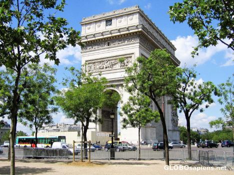 Postcard L'Arc de Triomphe, Paris