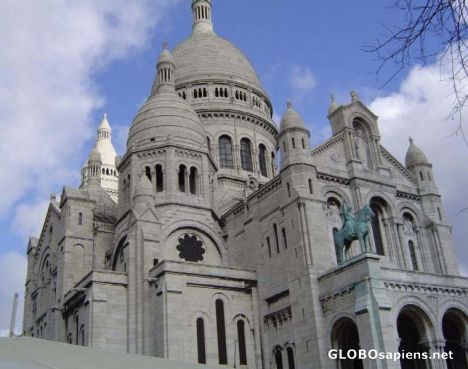 Postcard Basilica of Sacre-Coeur