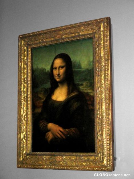 Postcard Mona Lisa