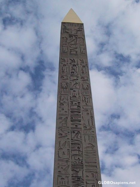 Postcard Obelisk from Luxor