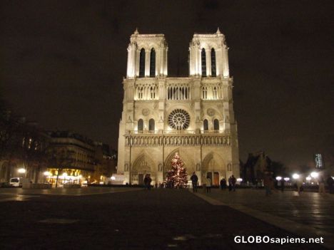 Postcard Notre Dame cathedral, Paris