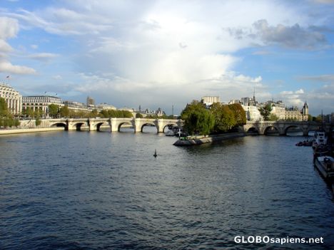 Postcard Paris - Pont Neuf and Ile de la Cité