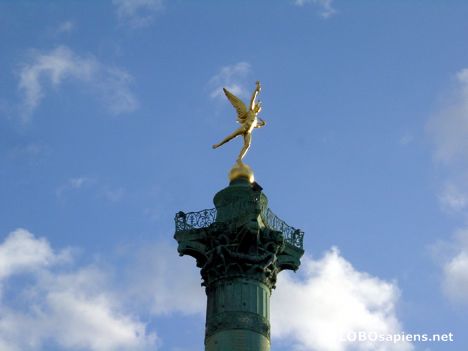 Postcard Paris - La Bastille