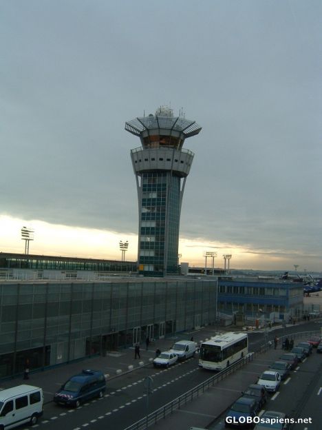 Postcard Control tower at Orly Airport