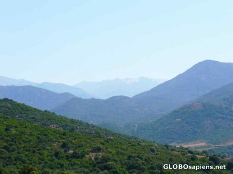 Postcard Corsican Landscape