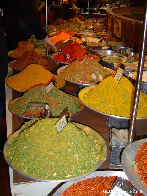 Postcard Spices at Galeries Lafayette