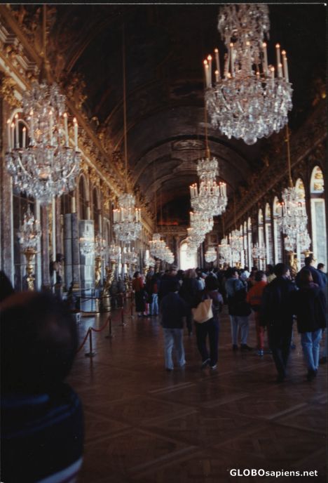 Postcard Der Grosse Spiegelsaal in Versailles