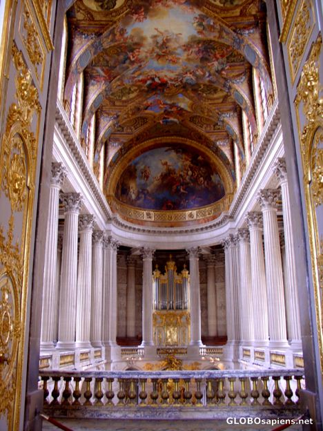 Postcard Palace of Versailles - Chapel