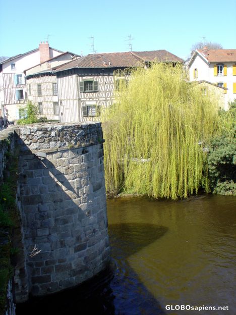 Postcard Limoges - St Martial bridge