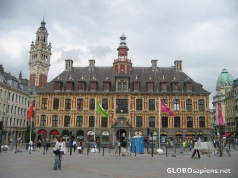 Postcard Main square of Lille