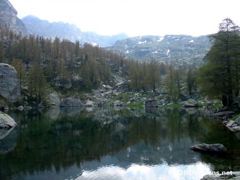 Postcard Lac Vert de Fontanalba