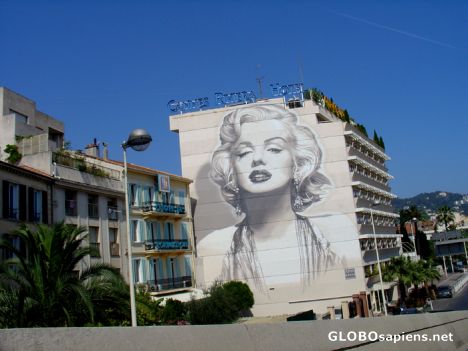 Postcard Trompe l'oeil - Marilyn Monroe