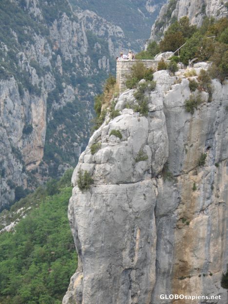 Postcard steep cliff