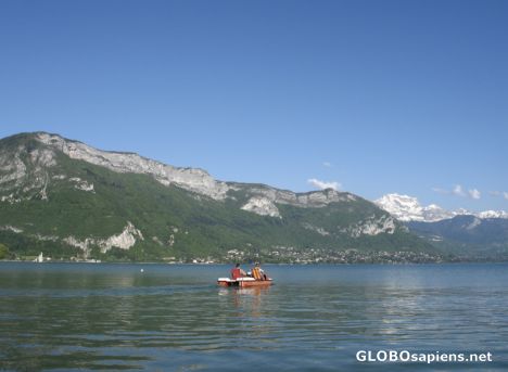 Postcard Annecy lake