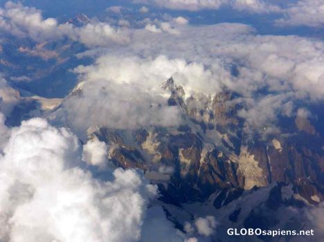 Postcard Mont Blanc 1