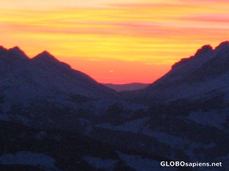 Postcard Sunset in Alpes II