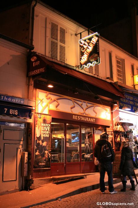Postcard Street in Montmartre